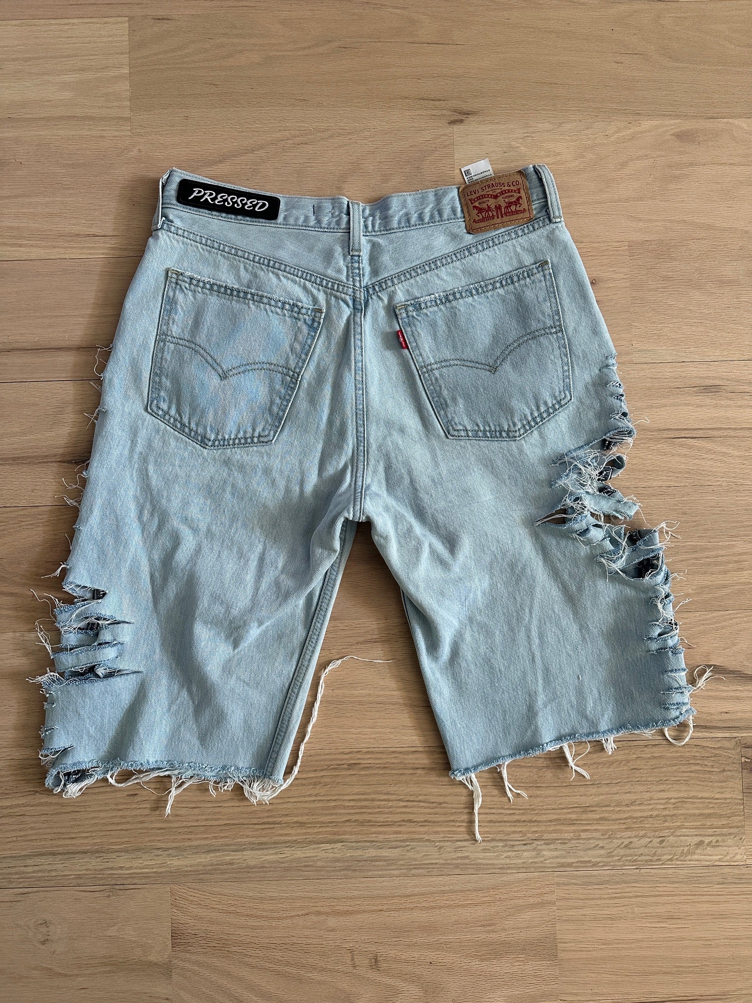 Bermuda Cut Up Shorts - Image 4
