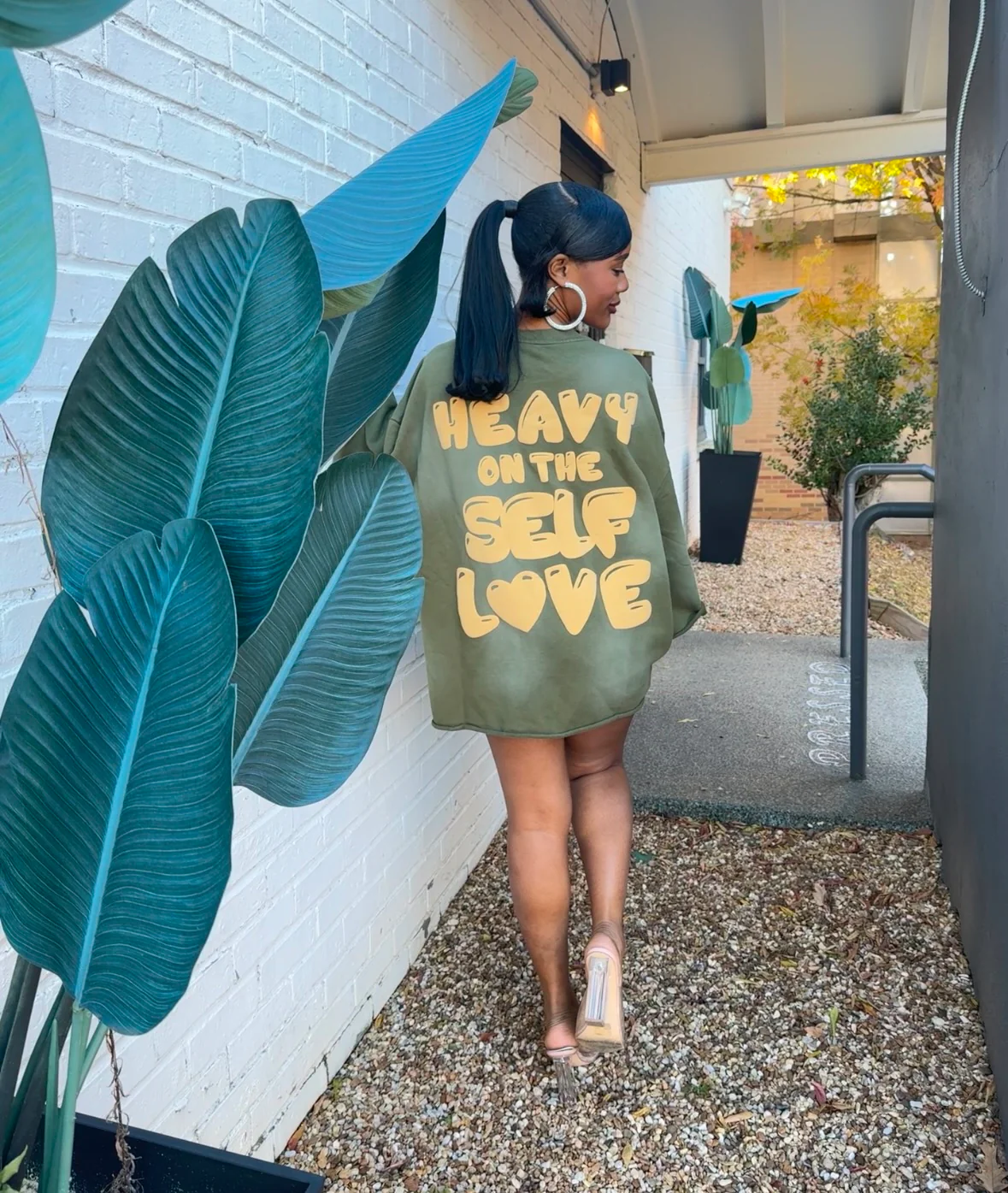 Heavy On The Self-Love SweatShirt - Image 2